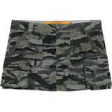 Superdry - Casual Rok - Grijs - Camouflage - Katoen - Relaxte Pasvorm