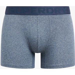 Superdry - Boxershorts - Blauw - Katoen/Elastaan - 3 Pack