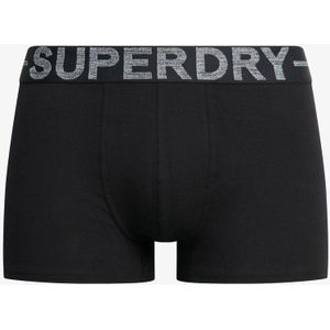 Superdry - Trunk - Boxershorts - Zwart - 3 Eenheden, 95% Katoen, 5% Elastaan