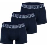 Superdry - Trunk - Boxershorts - Zwart - 3 Eenheden, 95% Katoen, 5% Elastaan