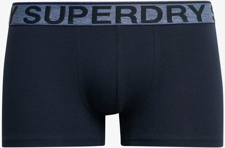 Superdry - Trunk - Boxershorts - Zwart - 3 Eenheden, 95% Katoen, 5% Elastaan