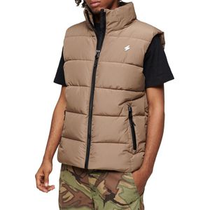 Superdry - Bodywarmer - Bruin - 100% Polyester