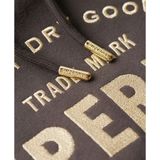 Superdry - Luxe Metallic Jurk - Zilver - Hoogwaardige Materialen