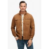 Superdry Overhemd - Visgraatmotief - Relaxed Fit - Merchant Store Collectie