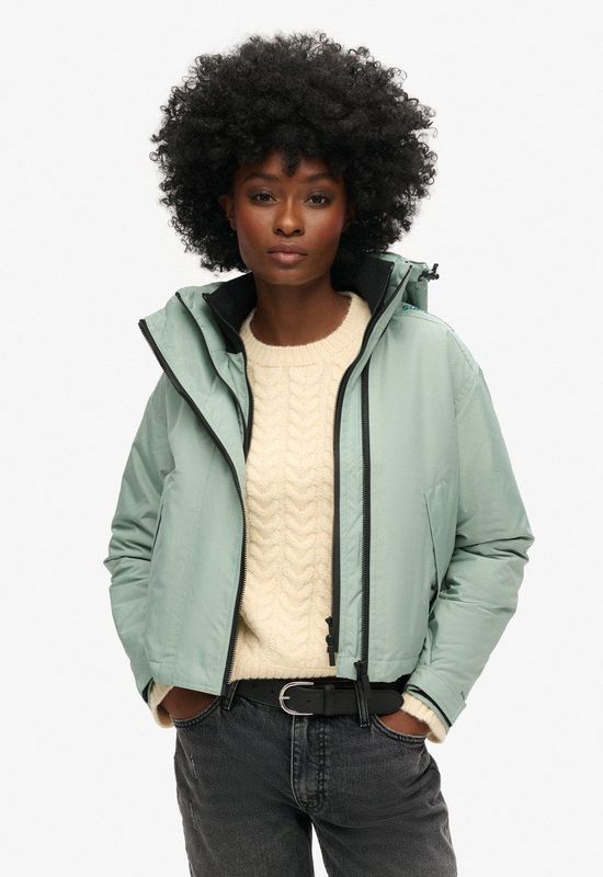 Superdry - Code Windcheater - Jas - Zwart - Wind- en waterafstotend