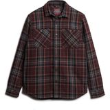 Superdry - M4010675A - Overhemd - Rood - Wolmix - Lange Mouwen