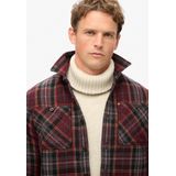 Superdry - M4010675A - Overhemd - Rood - Wolmix - Lange Mouwen