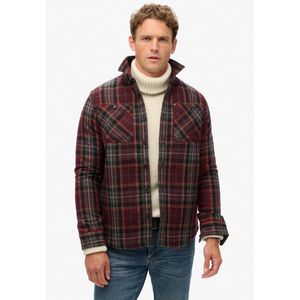 Superdry - M4010675A - Overhemd - Rood - Wolmix - Lange Mouwen