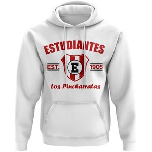Estudiantes Established Football Hoody (White)