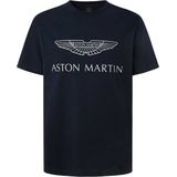 Hackett - Amr Logo T-shirt - Katoen - Met Korte Mouwen