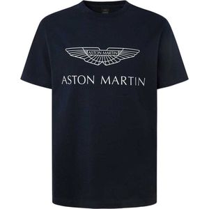 Hackett - Amr Logo T-shirt - Katoen - Met Korte Mouwen