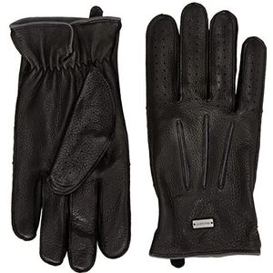 Hackett London Heren Deer Plaque Handschoenen Liners, Zwart (zwart), M