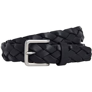 Hackett London Lthr heren platte riem, zwart, S, zwart.