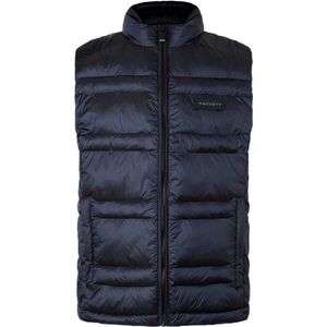 Hackett London Heren HS Feather Gilet, Blauw (marine), XXL, Blauw (zwart), XXL