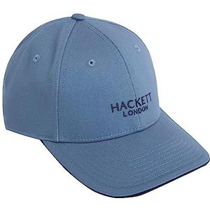 Hackett London Klassieke Brnd Uncap Pet voor heren, Blauw (blauw), Eén Maat