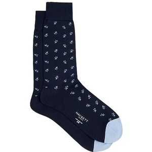 Hackett London Bloem herensokken, Navy Blauw