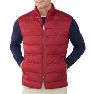 Hackett London Gilet d'extérieur Lw pour homme, Rouge (bordeaux), XL