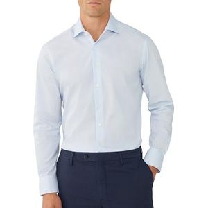 Hackett London Chemise magique à carreaux pour homme, Bleu (bleu/blanc)., S