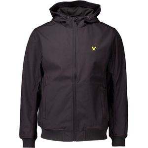 Lyle & Scott - Jassen - Zwart - Polyester - Mesh Back Softshell Jas