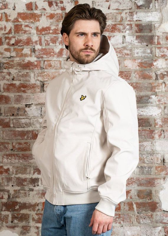 LYLE & SCOTT - MESH BACK SOFTSHELL JACKET - Beige - Softshell