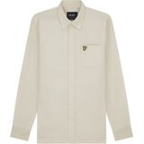 Lyle & Scott - Plain Flannel Shirt - Cove - 100% Katoen