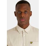 Lyle & Scott - Plain Flannel Shirt - Cove - 100% Katoen