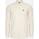 Lyle & Scott - Plain Flannel Shirt - Cove - 100% Katoen