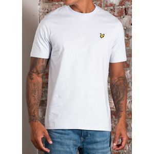 Lyle & Scott - Katoenen T-shirt - Lichtblauw - 100% Katoen