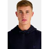 Lyle and Scott - Hoodie - Blauw - 100% Biologisch Katoen - GOTS Gecertificeerd