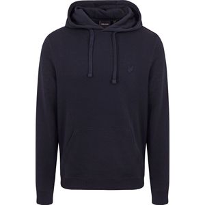 Lyle and Scott - Hoodie - Blauw - 100% Biologisch Katoen - GOTS Gecertificeerd