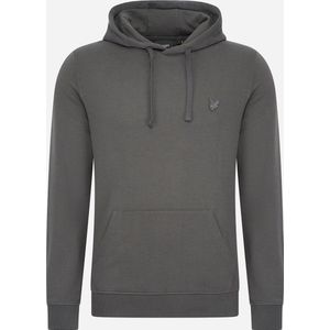Lyle & Scott - Tonal Eagle - Hoodie - Gunmetal - 100% Katoen