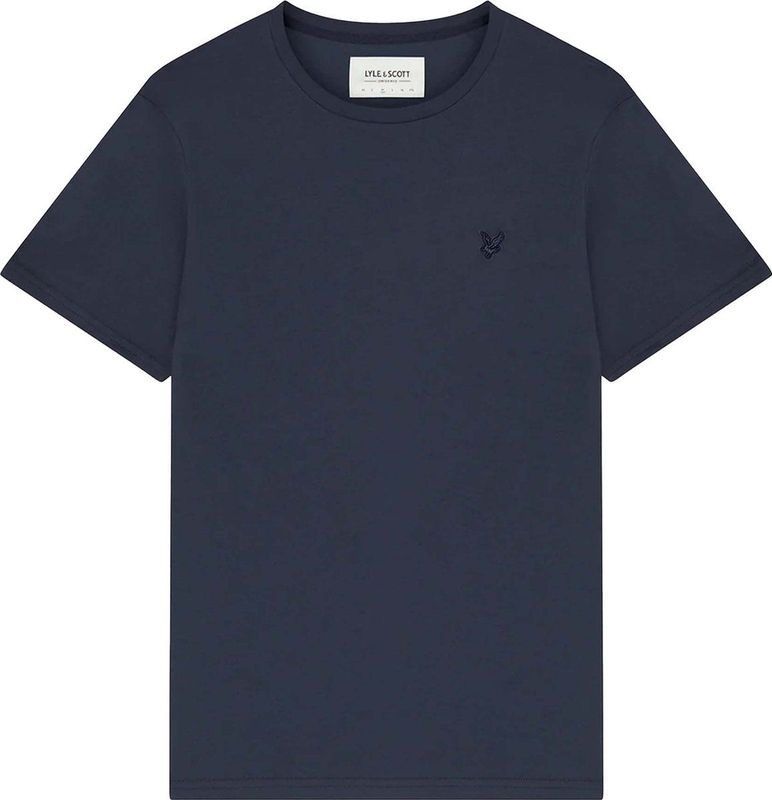 Lyle & Scott - Tonal Eagle - T-shirt - Donkerblauw - 100% BCI Katoen