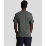Lyle & Scott Tonal Eagle donkergrijs T-shirt