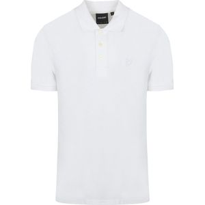Lyle and Scott - Poloshirt - Wit - Katoen en Elastaan