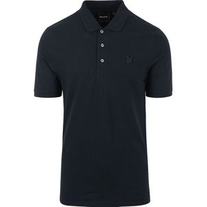 Lyle & Scott - Tonal Eagle Polo Shirt - Blauw - Katoen