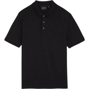 Lyle & Scott - Tonal Eagle - Polo Shirt - Zwart - Cotton Blend
