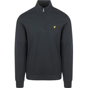 Lyle and Scott - Heren Sweater - Blauw - Loop Back Quarter Zip