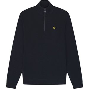 Lyle & Scott Loopback Quarter Zip Sweat Truien & Vesten Heren Sweater Hoodie Vest Donkerblauw