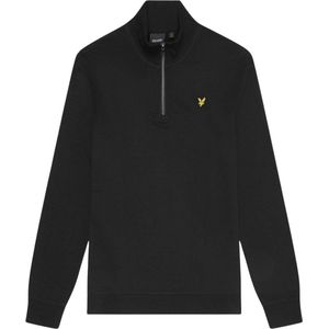 Lyle & Scott Loopback Quarter Zip Sweat Truien & Vesten Heren - Sweater - Hoodie - Vest- Zwart