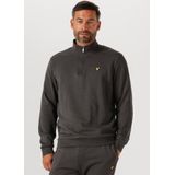 Lyle & Scott - Loopback Quarter Zip - Trui - Gunmetal - Oversized Fit