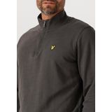 Lyle & Scott - Loopback Quarter Zip - Trui - Gunmetal - Oversized Fit