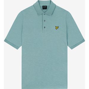 Lyle And Scott - Slub Polo Shirt - Blauw - Poloshirt
