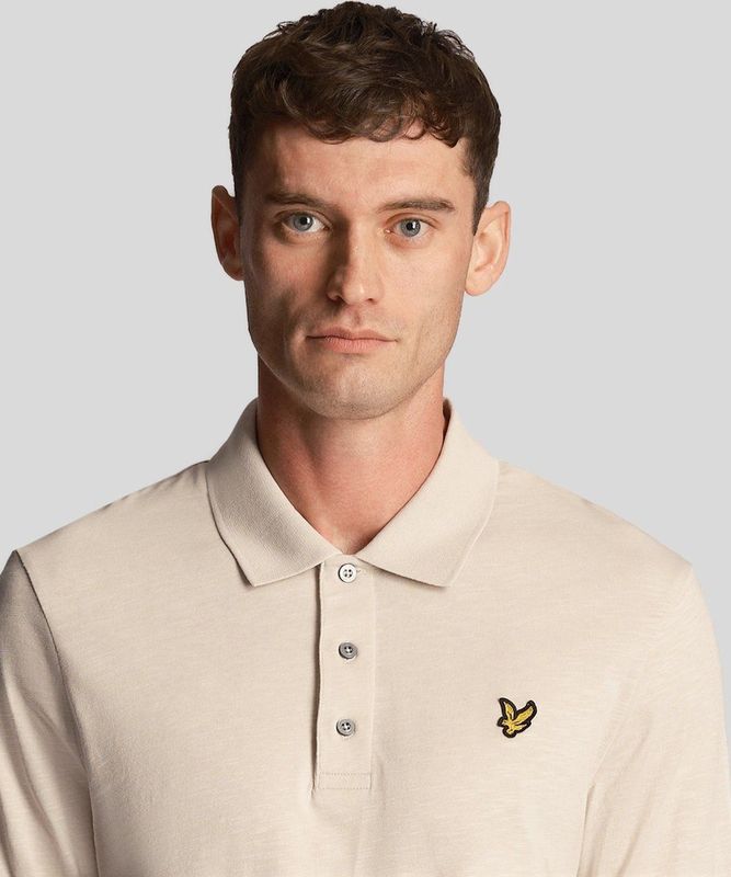 Slub Polo T-Shirt - Zand