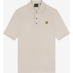 Lyle & Scott - Slub Korte Mouw Poloshirt - Katoen - Zacht en Ademend