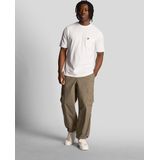 Lyle & Scott - Effen Piqué T-shirt - Donker Marineblauw - Katoen