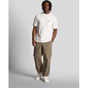 Lyle & Scott - Effen Piqué T-shirt - Donker Marineblauw - Katoen