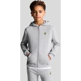 Lyle & Scott Cardigan - Light Grey Mergel - Lyle & Scott - 9-10 jaar (134-140) - Cardigan