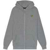 Lyle & Scott Cardigan - Light Grey Mergel - Lyle & Scott - 9-10 jaar (134-140) - Cardigan