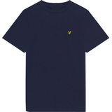 Lyle Scott Plain T-shirt B Polo's T-shirts Jongens - Polo shirt - Donkerblauw4 140