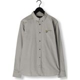 Men's Lyle And Scott Cotton Linen Button Down Shirt in Blue